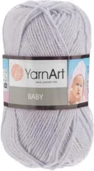Yarnart Baby 100% акрил 855 50 г (150 м, светло-серый)