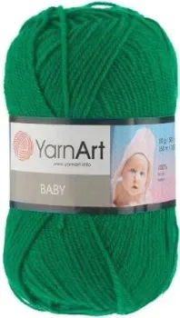 Yarnart Baby 100% акрил 338 50 г (150 м, зеленый)