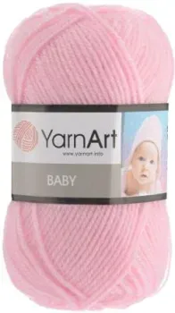Yarnart Baby 100% акрил 217 50 г (150 м, светло-розовый)