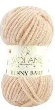 Wolans Yarns Bunny Baby 42 100 г 120 м (телесный, 5 мотков)