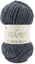 Wolans Yarns Bunny Baby 30 100 г 120 м (серый, 5 мотков)