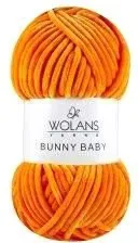 Wolans Yarns Bunny Baby 25 100 г 120 м (апельсин, 5 мотков)