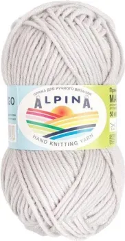 Alpina Yarn Alpina Margo 50 г 75 м №020 (светло-серый)