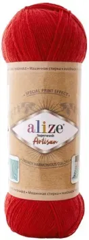 Alize Superwash Artisan 56 100 г 420 м (красный)