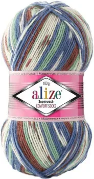 Alize Superwash 7653 100 г 420 м (принт)