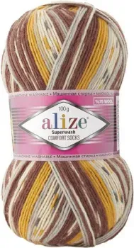 Alize Superwash 7652 100 г 420 м (принт)