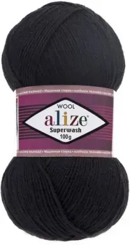 Alize Superwash 58 100 г 420 м (темно-синий)