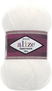 Alize Superwash 55 100 г 420 м (белый)