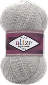 Alize Superwash 21 100 г 420 м (серый меланж)