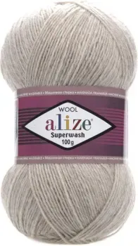 Alize Superwash 152 100 г 420 м (бежевый меланж)