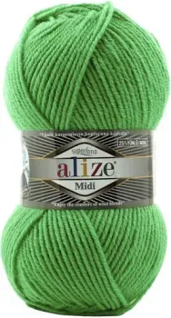 Alize Superlana Midi 455 (170 м, ярко-зеленый)