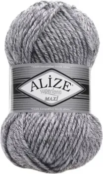 Alize Superlana Maxi 801 (100 м, серый жаспе)