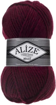 Alize Superlana Maxi 57 (100 м, бордовый)