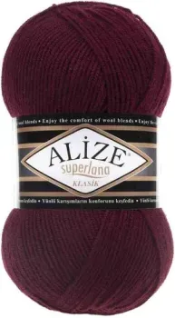 Alize Superlana Klasik 57 (280 м, бордовый)