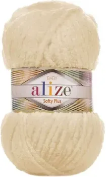 Alize Softy Plus 310 (120 м, молочный бежевый/шампань)
