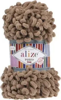 Alize Puffy Fine 329 (14 м, молочно-коричневый)
