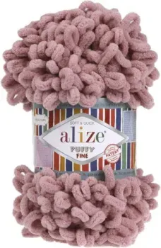 Alize Puffy Fine 295 (14 м, розовый)