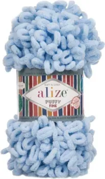 Alize Puffy Fine 218 (14 м, светло-голубой)