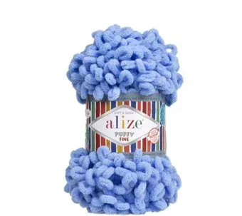 Alize Puffy Fine 112 (14 м, голубой)