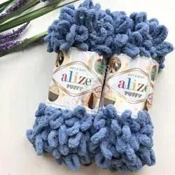 Alize Puffy 374 (9.2 м, голубой)