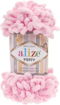 Alize Puffy 185 (9.2 м, нежно-розовый)