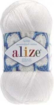 Alize Miss 55 50 г 280 м (белый)