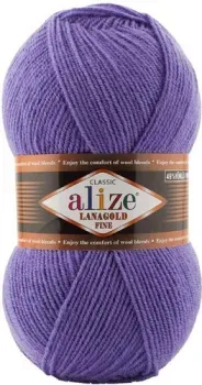 Alize Lanagold fine 851 100 г 390 м (барвинок)
