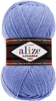 Alize Lanagold fine 40 100 г 390 м (голубой)