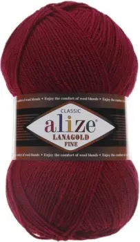 Alize Lanagold fine 390 100 г 390 м (вишня)