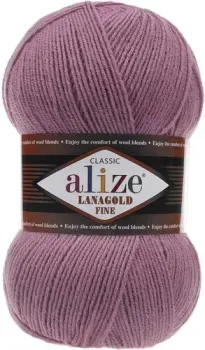 Alize Lanagold fine 28 100 г 390 м (сухая роза)