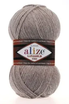 Alize Lanagold fine 207 100 г 390 м (светло-коричневый)