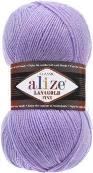 Alize Lanagold fine 166 100 г 390 м (лиловый)
