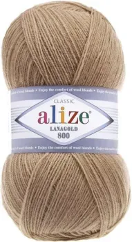 Alize Lanagold 466 (800 м, темно-бежевый)