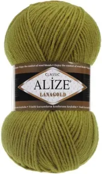 Alize Lanagold 758 (240 м, оливковый)