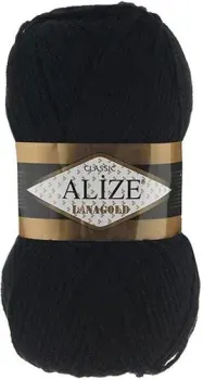 Alize Lanagold 60 (240 м, черный)