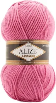 Alize Lanagold 178 (240 м, ярко-розовый)