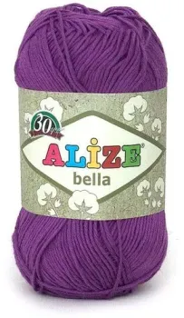 Alize Bella 45 (180 м, темно-фиолетовый, 5 мотков)
