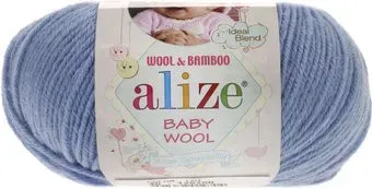 Alize Baby Wool 40 (175 м, голубой, 10 мотков)