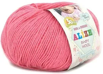 Alize Baby Wool 33 (175 м, темно-розовый, 10 мотков)