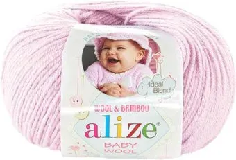 Alize Baby Wool 275 (175 м, сиреневая пудра, 10 мотков)