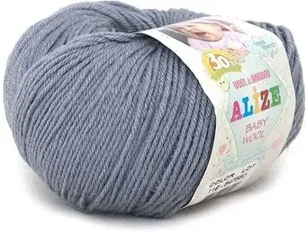 Alize Baby Wool 119 (175 м, серое небо, 10 мотков)