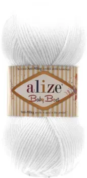 Alize Baby Best 55 (240 м, белоснежный)