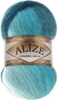 Alize Angora Gold Batik 1892 100 г 550 м (синий/голубой/бирюза)