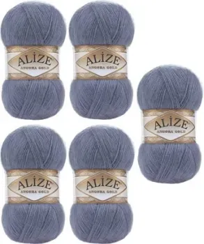 Alize Angora Gold 203 (550 м, темный джинс, 5 мотков)