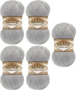 Alize Angora Gold 21 (550 м, серый, 5 мотков)
