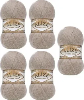 Alize Angora Gold 541 (550 м, серо-бежевый, 5 мотков)