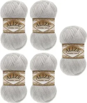 Alize Angora Gold 208 (550 м, светло-серый, 5 мотков)