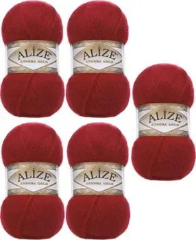 Alize Angora Gold 106 (550 м, красный, 5 мотков)