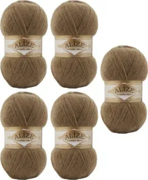 Alize Angora Gold 466 (550 м, коричневый, 5 мотков)