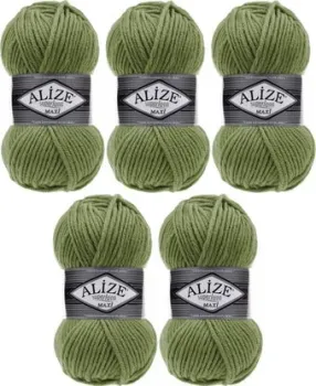 Alize Superlana Maxi 620 (100 м, хаки, 5 мотков)